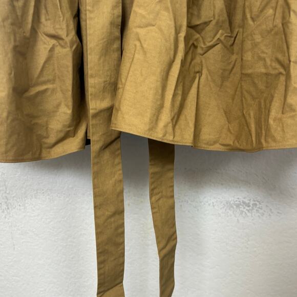 Khaite Esme Sleeveless Scoop Neck Open Back Mini Dress Khaki Size Large - Picture 4 of 6